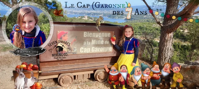 Le carton d'invitation du septième anniversaire