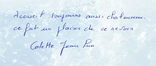 Le livre d'or — 31 août 2015