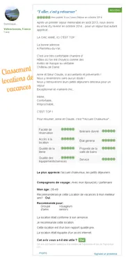 Les avis TripAdvisor