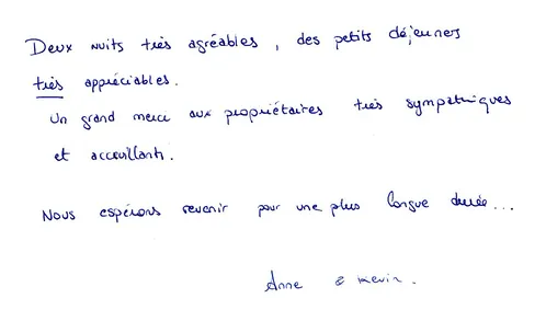 Le livre d'or — 27 juillet 2014