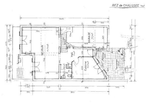 Plan du rez-de-chaussée