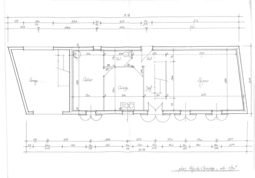 Plan du rez-de-chaussée