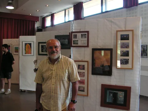 Michel, le père d’Anne, au festival Art’Photos