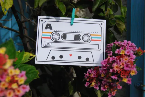 Marque-places cassettes