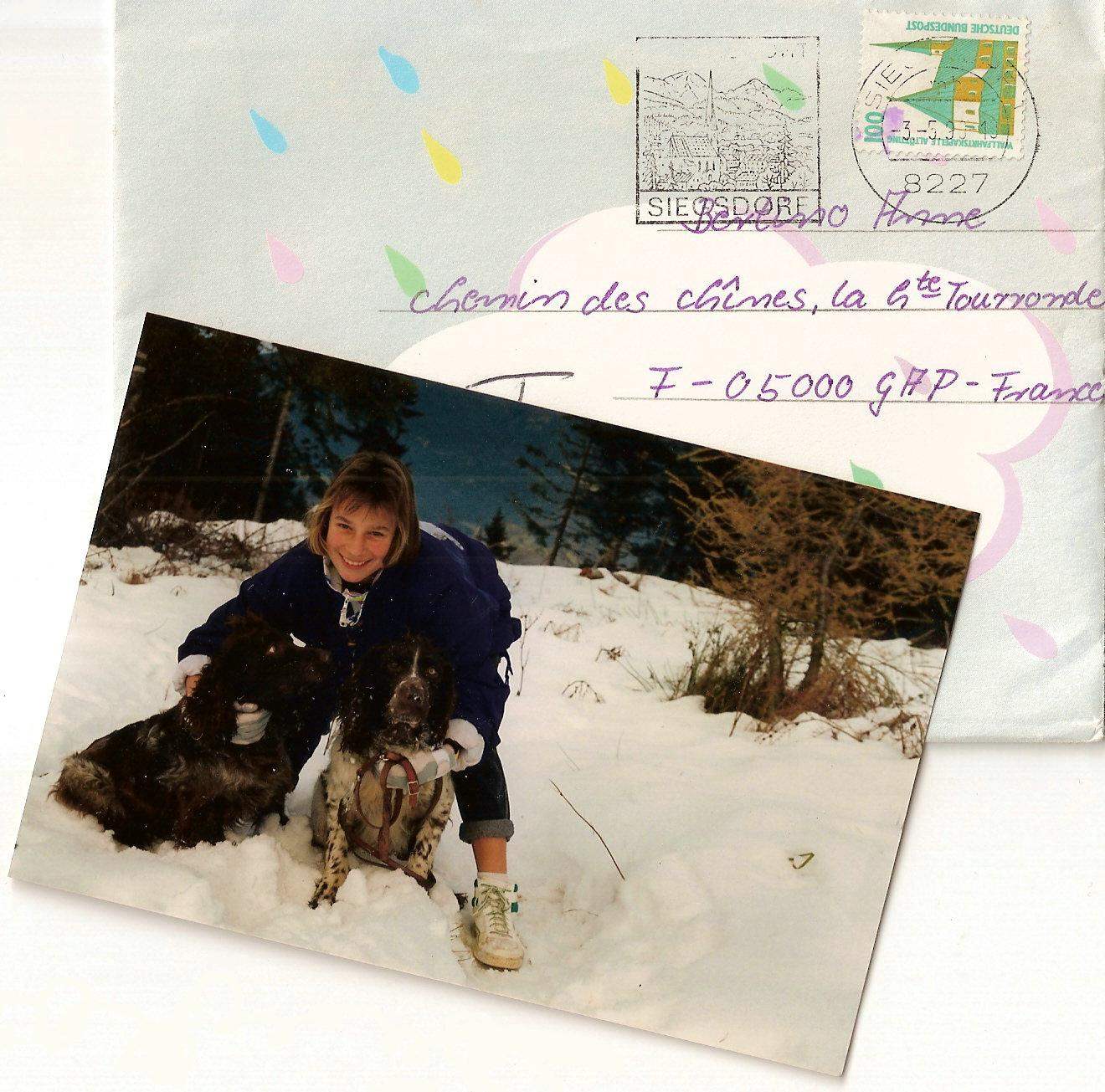 Lettre de Annette, avril 1990