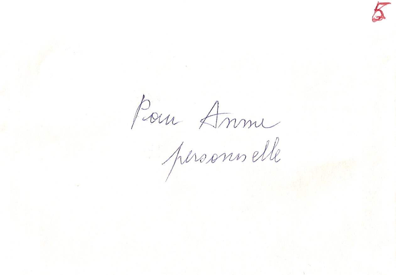 Lettre de Mamou, 1990