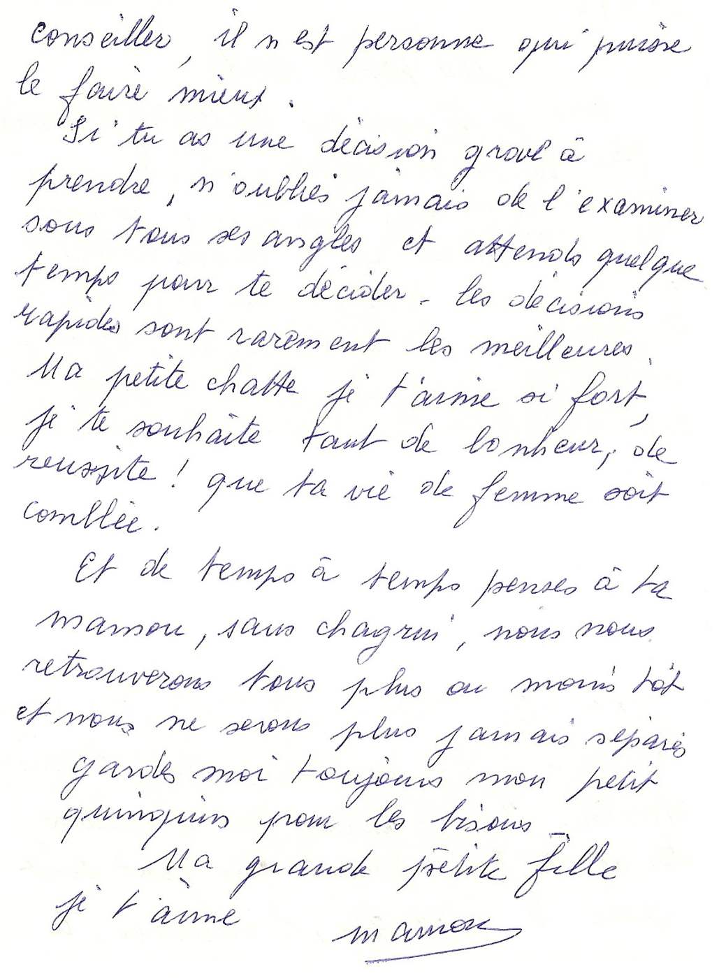 Lettre de Mamou, 1990