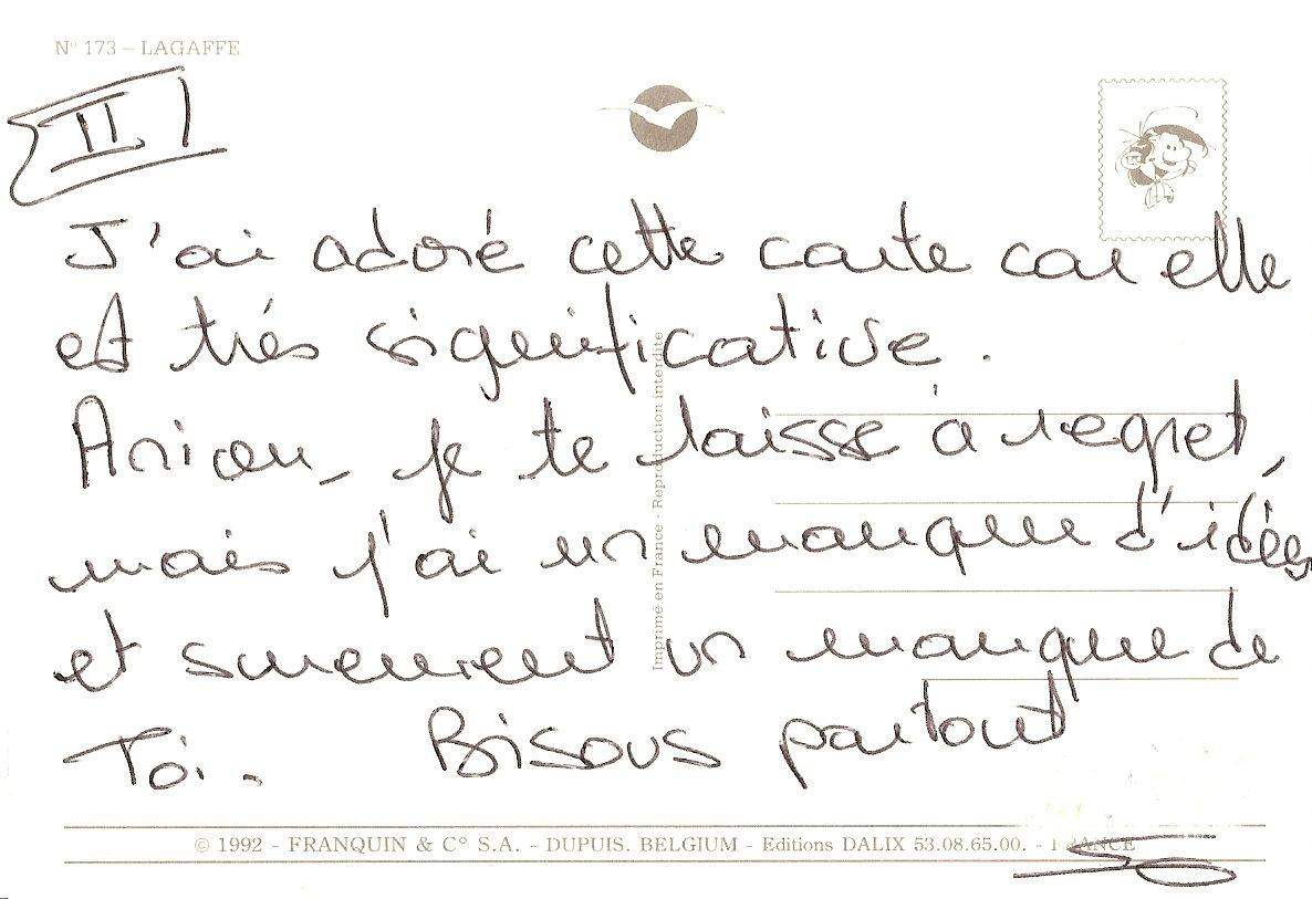 Lettre de Britta, mai 1993