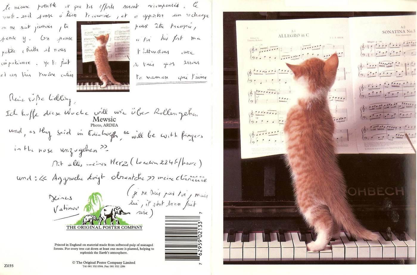 Lettre de PapaMaman, février 1995