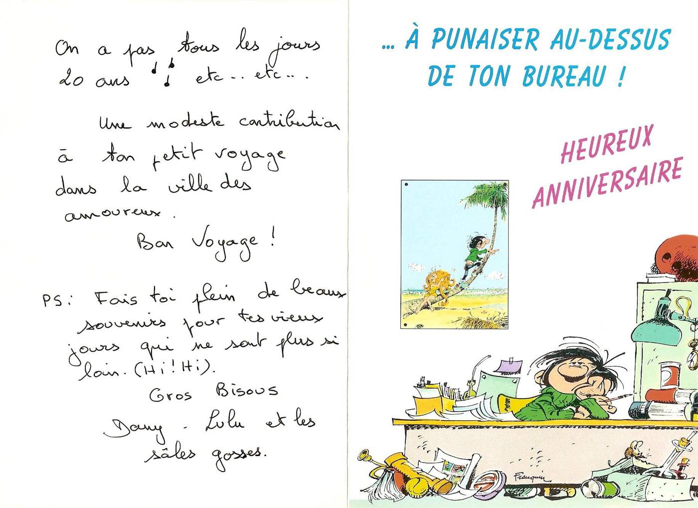 Lettre de DanyLulu, août 1995