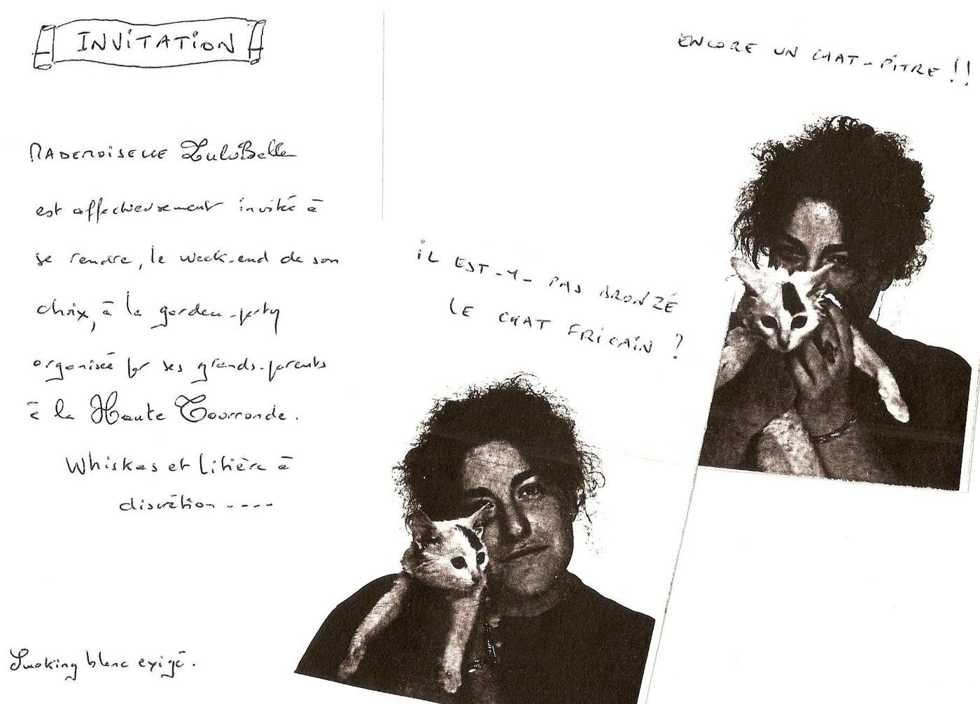 Lettre de PapaMaman, novembre 1995