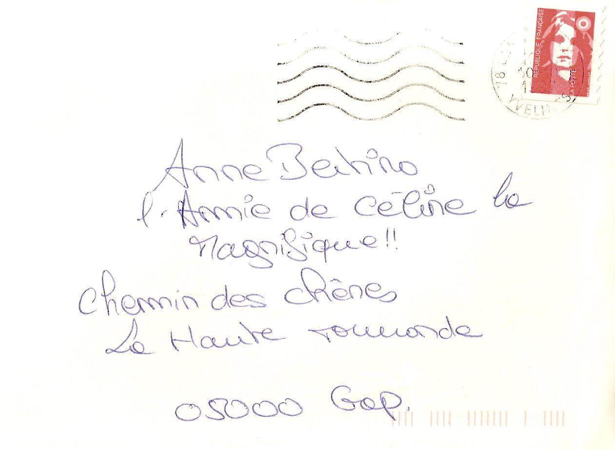 Lettre de Céline, octobre 1997