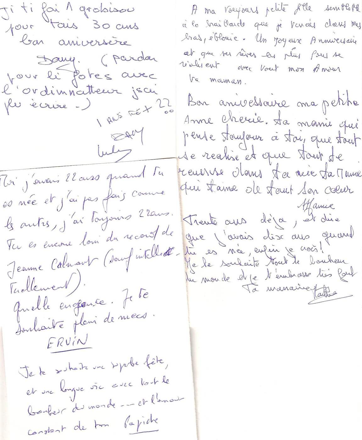 Lettre de Famille, août 2005