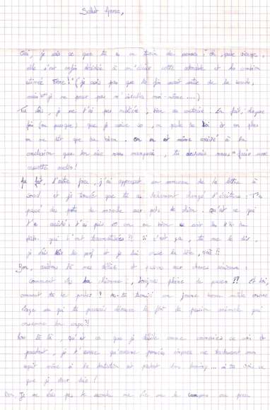 Lettre de Flore, octobre 1993