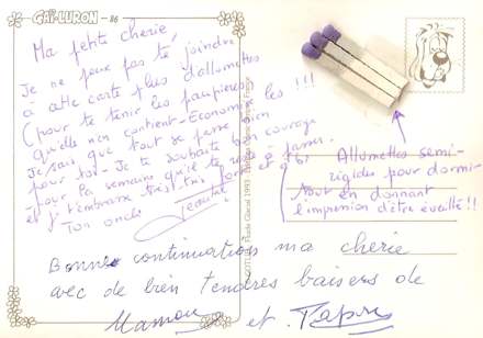 Lettre de Jean-Luc, juillet 1994