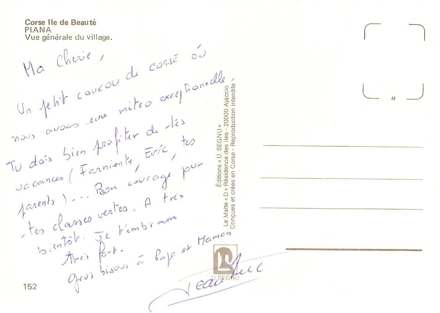 Lettre de Jean-Luc, juin 1995
