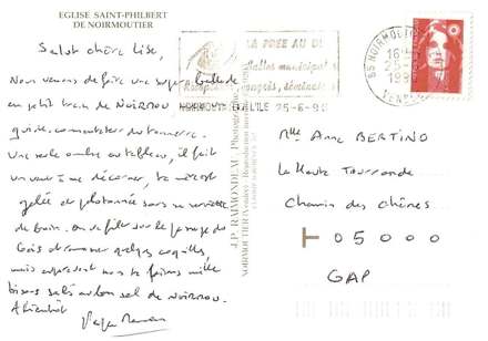 Lettre de PapaMaman, juin 1996