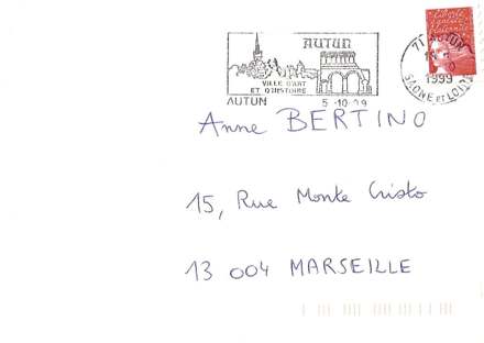 Lettre de Eric, octobre 1999