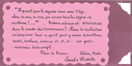 Lettre de Christelle, août 2005